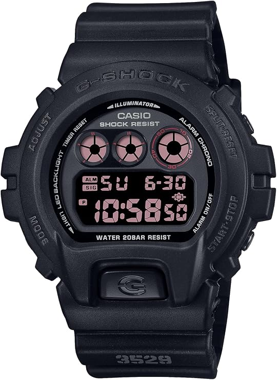 Casio DW-6900UMS-1JF G-Shock Wristwatch, Black