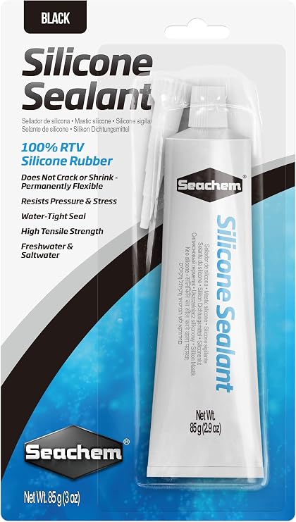 Seachem Silicone sealant/Adhesive - Black 85 g / 3 oz