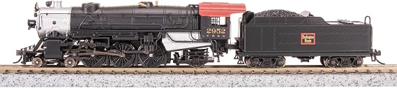 Broadway Limited 7986 Heavy Pacific 4-6-2, CBQ 2964, Paragon4 Sound/DC/DCC, N Scale