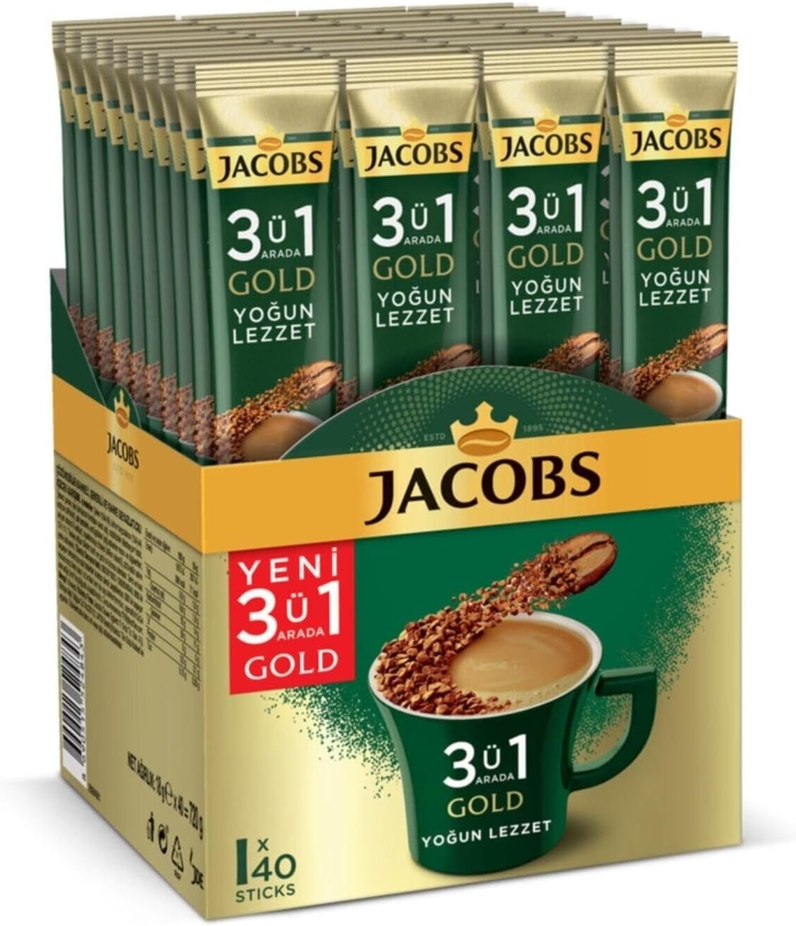 Gold 3ü1 Intense Flavor 18 gr x