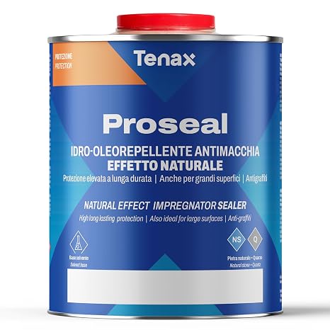 Tenax Proseal Stone Sealer Professional Sealer for Granite, Marble, Quartzite & Engineered Stone Long-Lasting Stain & Water Protection for Countertops, Tile, Indoor & Outdoor