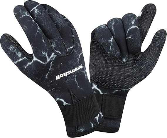 Scuba Diving Gloves, 3MM Neoprene Thermal Non-Slip Gloves for Diving, Surfing, Kayaking, Snorkeling, Sailing, Boating Neoprene Gloves for Men and Women