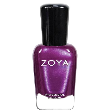 ZOYA Purple Nail Polish, Glitter, Jelly, Metallic & Holo, Big12Free Vegan