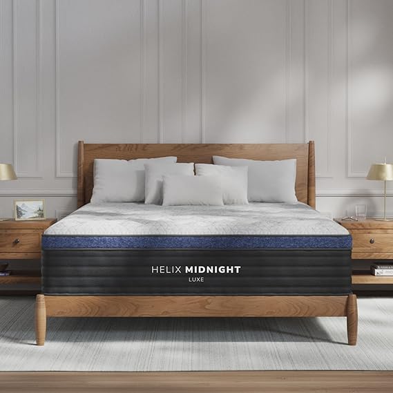 Helix Midnight Luxe with GlacioTex Cooling Mattress, Full