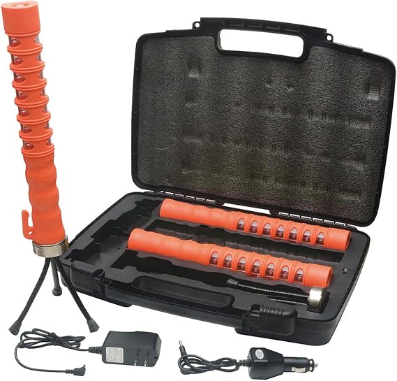 Aervoe LED Baton Road Flare (3- Pack Kit)