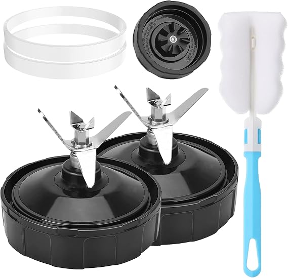 2パック 7フィンブレンダーブレード 交換用 Ninja Blender Auto iQ BL682-30 BL642-30 BL450-30 BL482-30 BL687CO-30、エクストラクターブレードブレンダー交換部品 Ninja BL401 BN751 BN801に対応