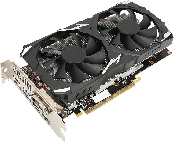 RX 580 Graphics Card, GDDR5 8GB 256Bit PCIe 3.0 x16 Dual Fan Gaming GPU, 8K Desktop Video Card, DP, DVI D Support