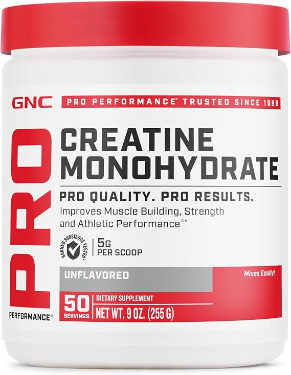 GNC Creatine Monohydrate 255G Spor Takviyesi