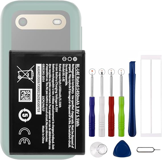 NEW BL-L4E Replacement Battery for Nokia 2660/Nokia 8210 with Technical Toolkit.