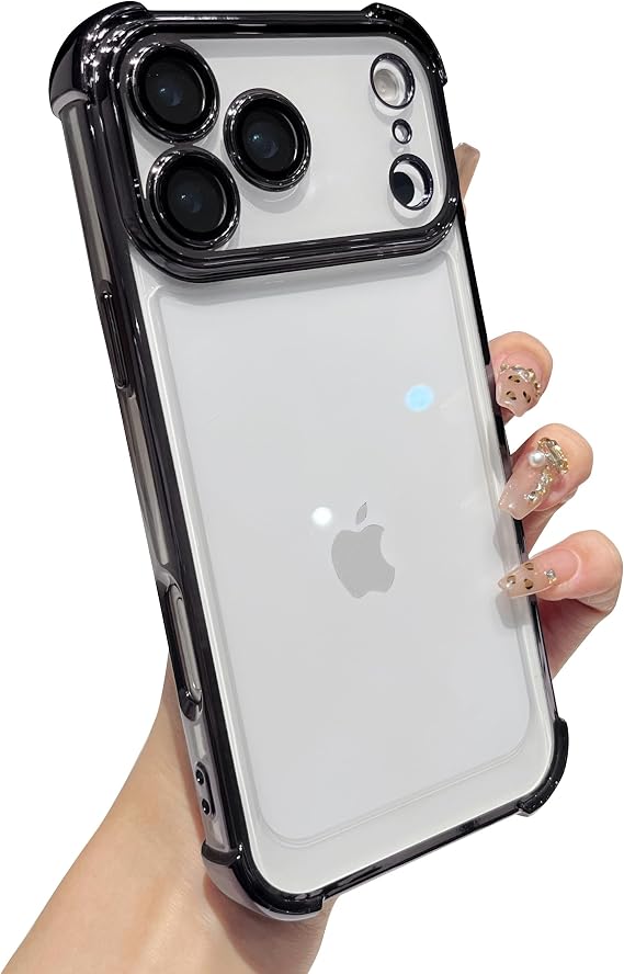 Caseative for iPhone 12 Case, Black