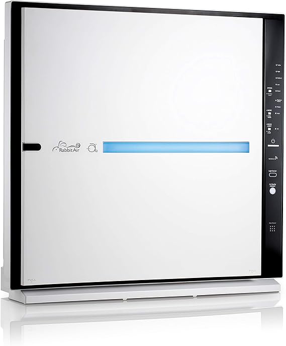 Rabbit Air, MinusA2 Air Purifiers for Home, Ultra Quiet HEPA Air Purifier - Wall Mountable Air Purifiers for Home Large Room, Allergies, Dust, Mold, Smoke - (SPA-780N, White, Toxin Absorber, WIFI)
