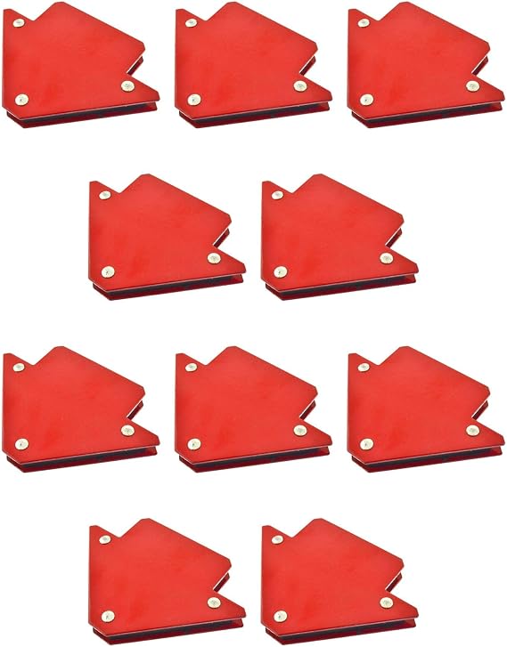 10pk 25lb 75mm Welding Magnet Arrows Welder Holder Support Durable Angles