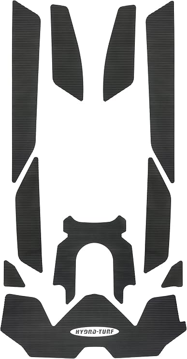 Hydro-Turf jet ski mats for SeaDoo RXT 230, GTX, GTX Ltd & Wake Pro 230 (19-20) (Black Cut Diamond)