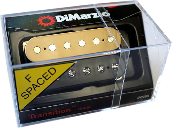 DiMarzio DP255 F-spaced Transition Bridge Pickup, Black/Cream
