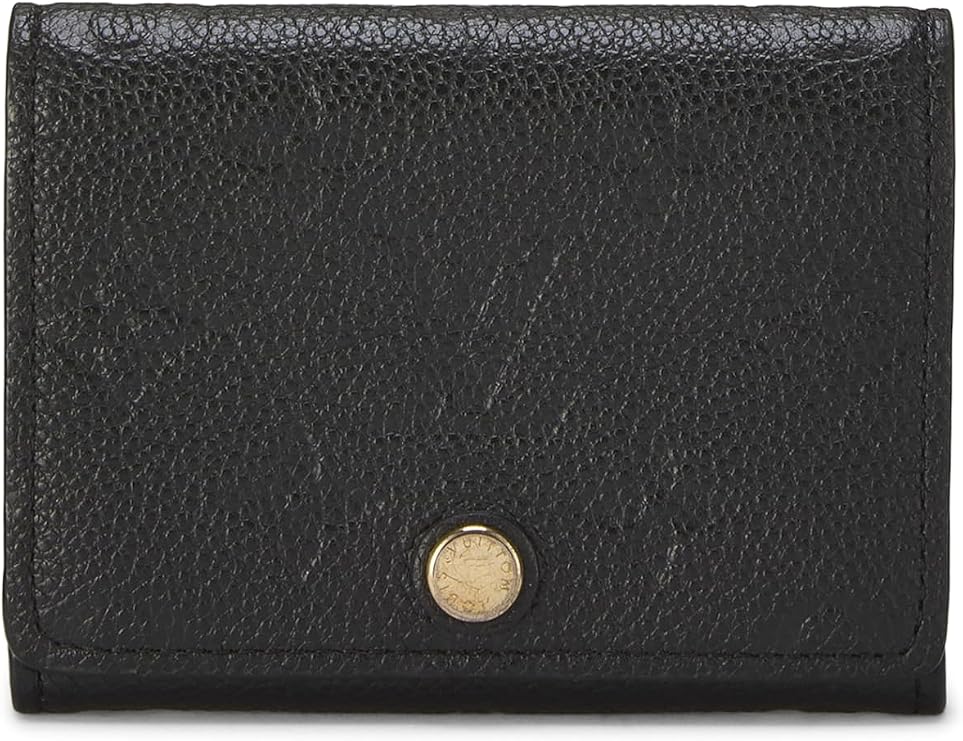 Pre-loved Black Monogram Empreinte Cartes de Visite, Black