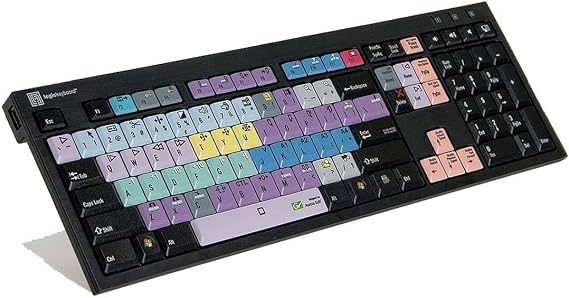 Logickeyboard Designed for Grass Valley Aurora Edit Compatible with Windows 7-11 -Part: LKB-Aurora-BJPU