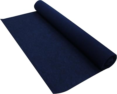 Absolute C10BL 10-Feet Long4-Feet Wide Carpet for Speaker Sub Box, RV Truck CarTrunk Laner Blue