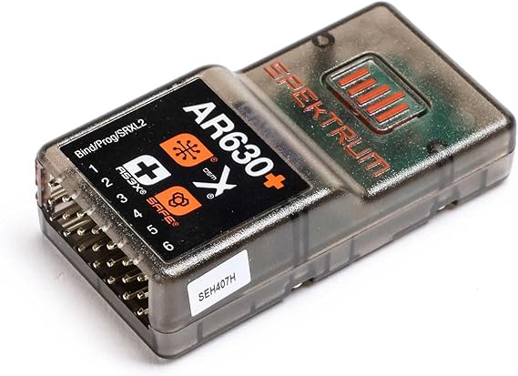 Spektrum AR630+ 6 Channel AS3X& Safe Receiver SPM-1030