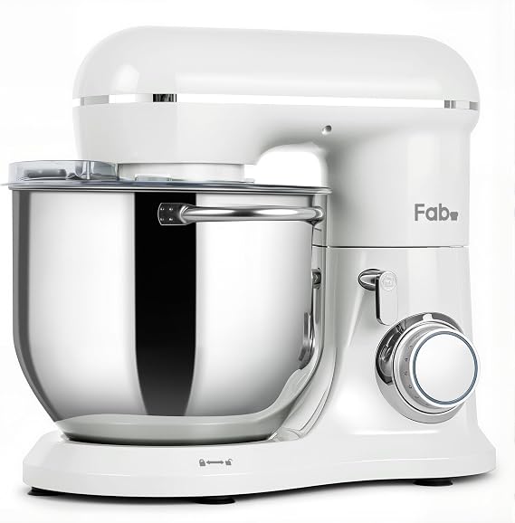 Fab by Kitchen in the box Stand Mixer, 8L Large Electric Food Mixer, 2000W