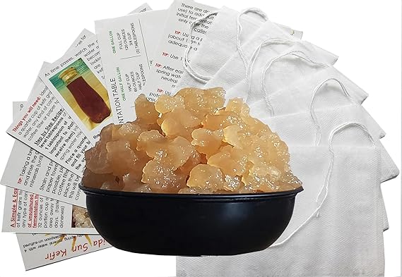 2 TWO PORTION CUPS Live Florida Sun Kefir LARGE HEALTHY Water Kefir Grains (Tibicos) Natural Probiotics