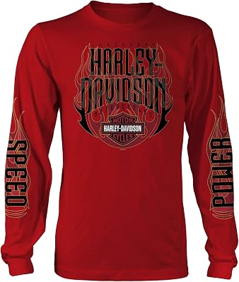 Harley-Davidson Military I Exclusive Overseas Tour I Mens Long-Sleeve T-Shirt I Big V-Twin