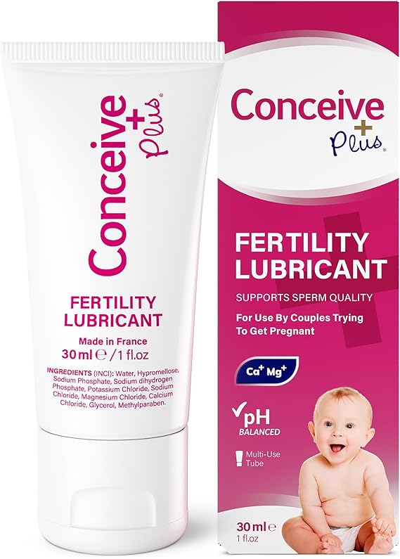 Conceive Plus Fertility Lubricant Travel Size - Sperm-Safe, PH Balanced Personal Lubricant for TTC Couples - Enhances Vaginal Health and Supports Fertility - 1 Fl Oz