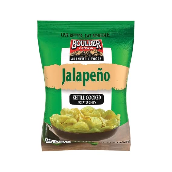 Boulder Canyon Potato Chips Jalapeno 2 OZ