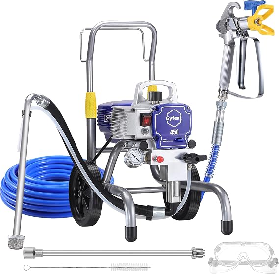 450 Airless Paint Sprayer, 3300 Psi, 0.47 Gpm, 900W