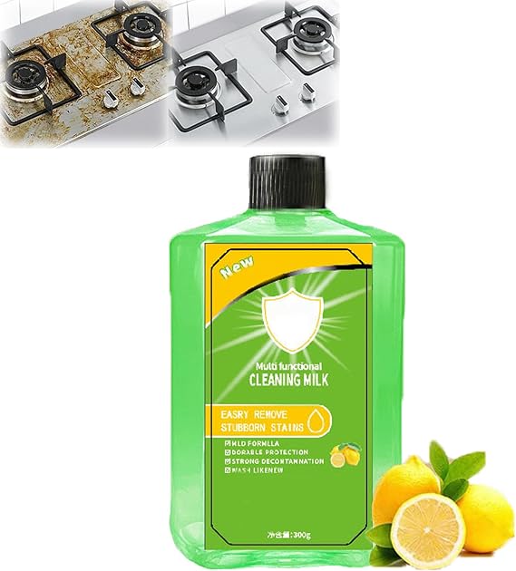 Powerful Multifunctional Concentrated Cleansing Lotion, Cleaning Milk House Cleaner, Powerful Multifunctional Cleaner - 300g Kitchenware Cleaning Solution, for Multi-Scene Clean (1)