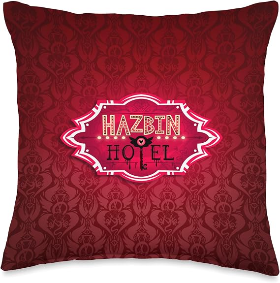 Hazbin Hotel - Logo Pillow Throw Pillow