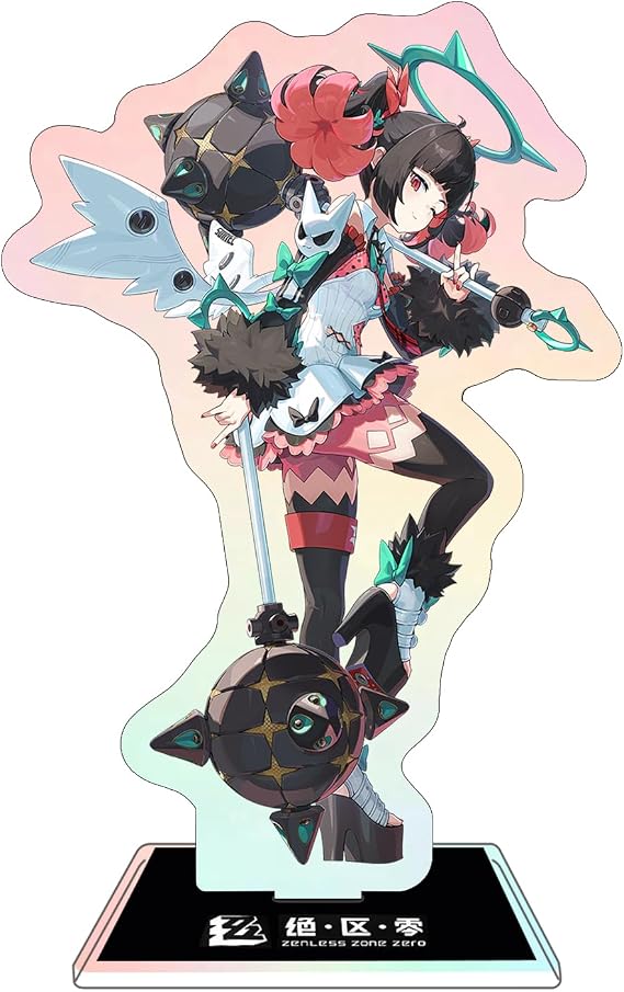 Rainteam Zenless Zone Zero Characters Acrylic Stand Figure,Colorful and Exquisite Character Design for Game Fans' Collection (NanCong Yu)