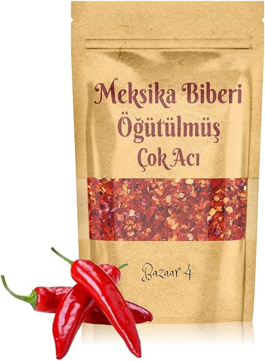 Bazaar 4 Meksika Biberi Öğütülmüş (Çok Acı) 165 Gr