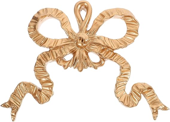 VOSAREA Bowknot Decoration Wall Hanging Resin Bow-knot Wall Art Pendant Photo Frame Bowknot Ornament for Furniture Wall Decor Bedroom