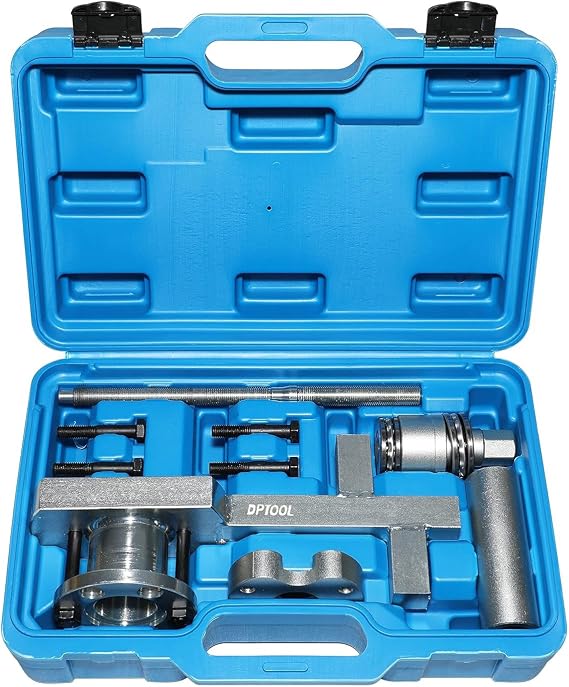 DPTOOL Crankshaft Pulley Removal Install Tool for Jaguar Land Rover 3.0 5.0