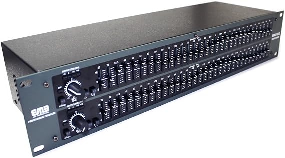 EMB Professional EB631EQ Graphic Equalizer - Sound System Audio Tone Control, Multi-Band EQ Adjustment for Car Audio, DJ, PA and Home Stereo Systems