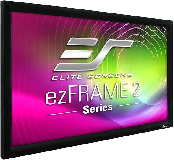 Elite Screens ezFrame 2 リアシリーズ 対角100インチ 16:9 固定フレーム ホームムービーシアター リアプロジェクター プロジェクションスクリーン 8K / 4K Ultra HD 3D対応 R100RH2