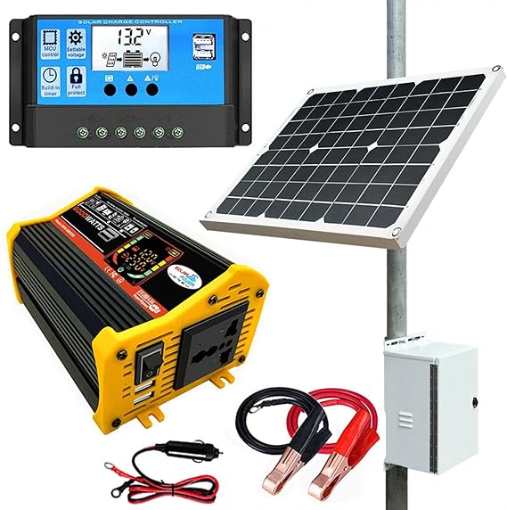 4000W Solar Panel Kit with and Inverter – Complete Off-Grid Power System for Home, RV, Boat, Farm, and Shed – Expandable Design, Plug-and-Play Setup
