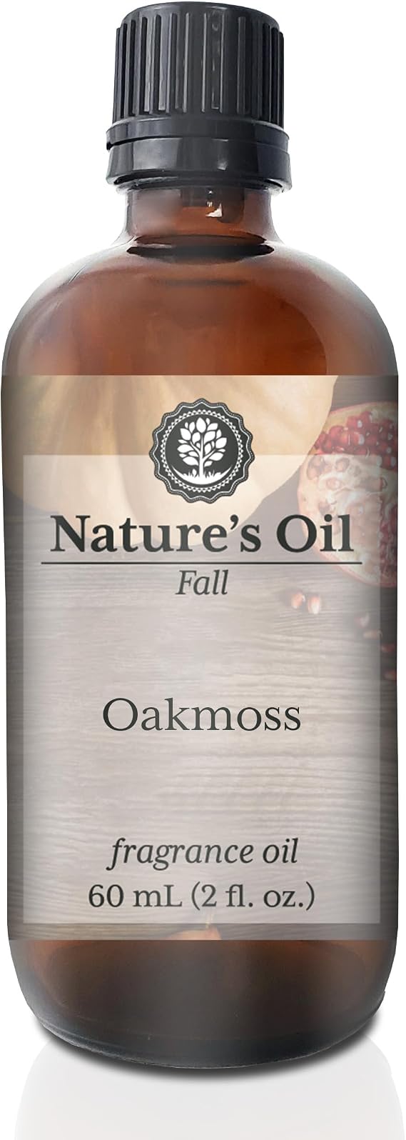 Oakmoss Fragrance Oil (60ml) for Diffusers, Soap Making, Candles, Lotion, Home Scents, Linen Spray, Bath Bombs, Slime