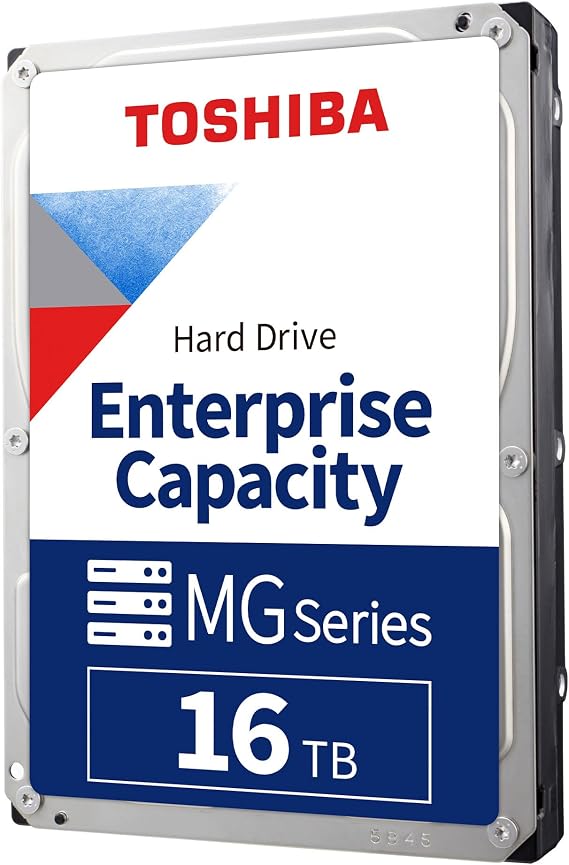 Toshiba Enterprise MG Series 3.5" 16TB SATA 3