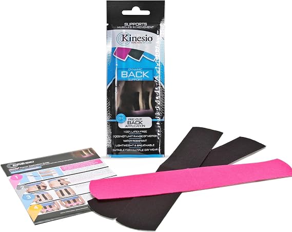 Kinesio Tape - Pre-Cut Back Support - Optimized Athletic Tape Strips