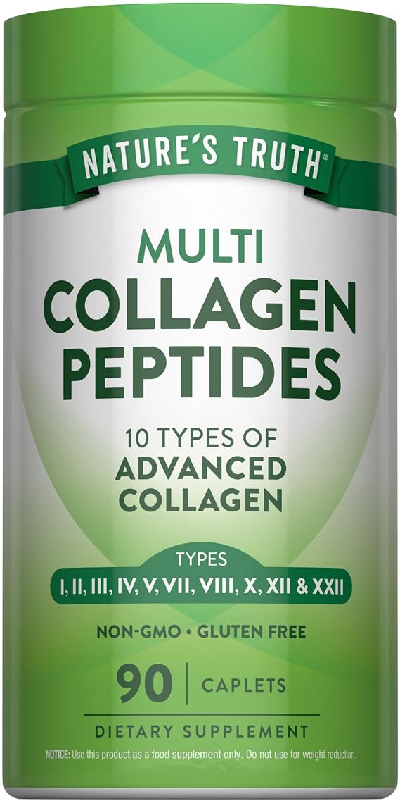 Nature's Truth Collagen Peptide Pills | for Women & Men