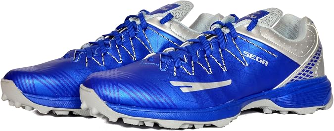Sega Power Cricket Rubber Spikes Men's Cricket Shoes Breathable Shock Absorption Shoes, Perfect for Indoor Play and Outdoor.