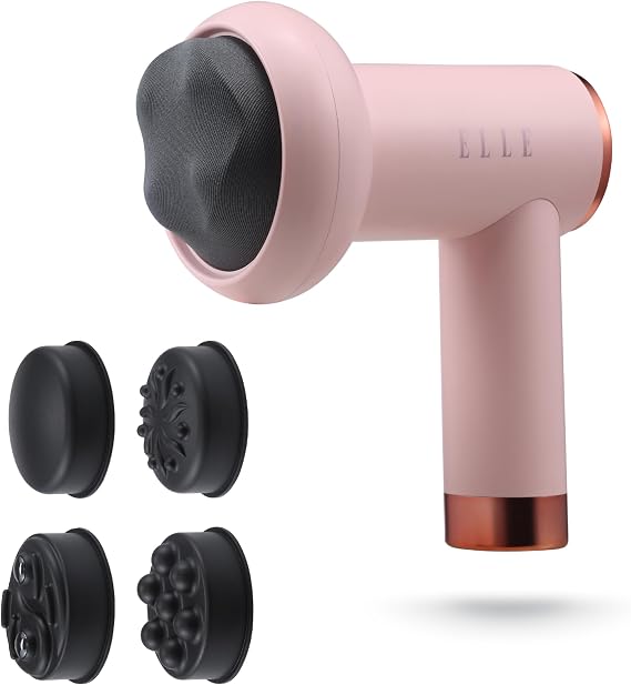 Vivitar - Cordless Deep Rolling Body Massager with 5 Attachments