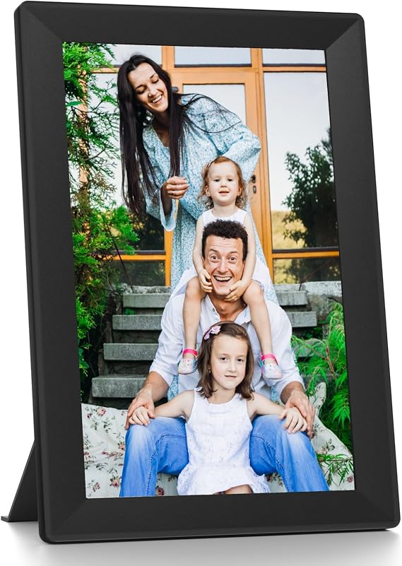 Digital Picture Frame WiFi 10.1inch - Smart Touch Screen Digital Photo Frame Uhale - IPS HD Display Screen Electronic Photo Frame 16GB Memory - Send Photos and Videos Instantly via Uhale