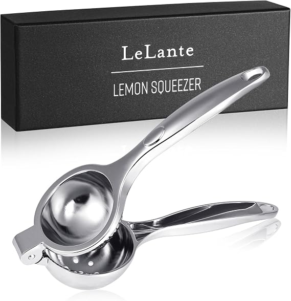 Featured in Croissant Magazine Model LeLante Lemon Squeezer Hand Juicer Lemon Squeezer Juice Sudachi Fruit Squeezer with Gift Box