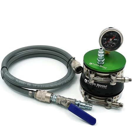 Duramax 6.6L Premium Turbo Boost Leak Tester - Compatible with DMAX 2017+ L5P Sierra Silverado 2500HD 3500 HD - Fix P0299 Code Restore Torque!