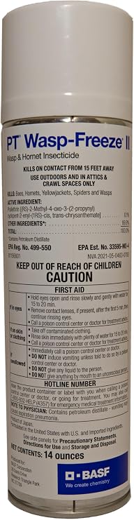 PT Wasp Freeze II 14oz - Pressurized Insecticide