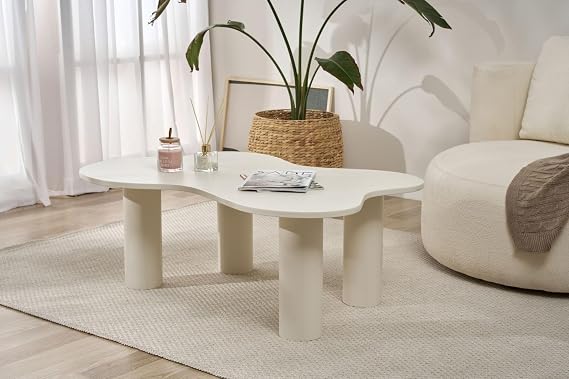 Kuppdesign Bloom Orta Sehpa Krem