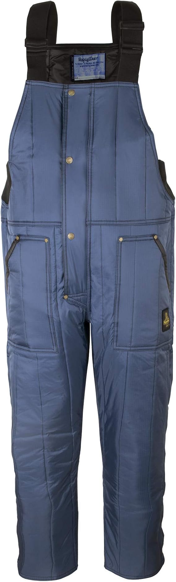 RefrigiWear Men's Cooler Wear Insulated Bib Overalls, 10F Comfort Rating