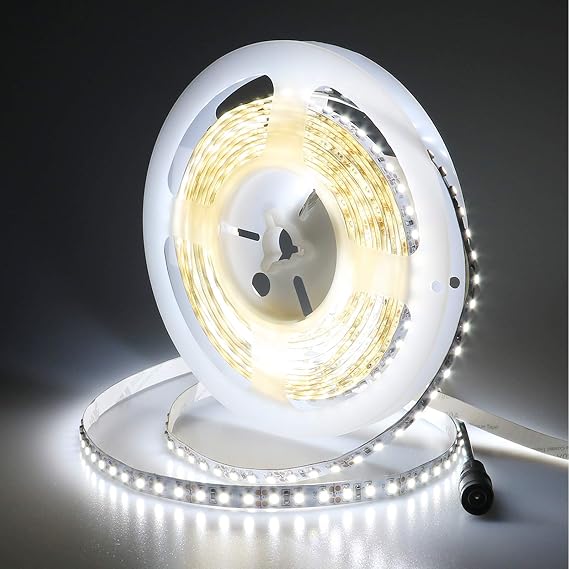 JOYLIT PRO+ 24V LED Strip 16.4FT Bright 6000K Cool White 610LM/ft Indoor